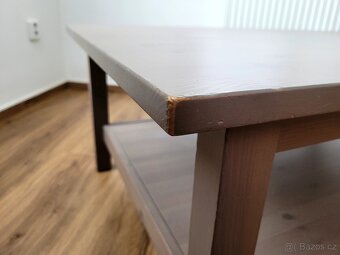 Konferenční stolek Hemnes IKEA šedobéžový - 9