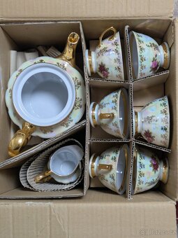 Luxusní porcelánový čajový servis Originál Decor - 9