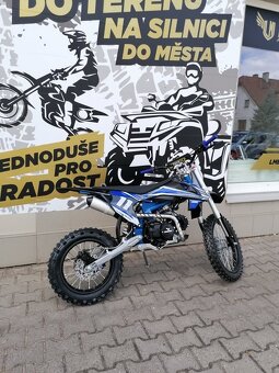 Pitbike Shark 125cc 17/14 E-start modrá - 9