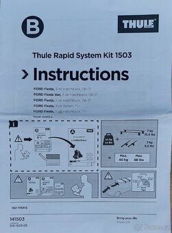 Kit Thule 1025, 1124, 1129, 1278, 1322 Fiesta - 9