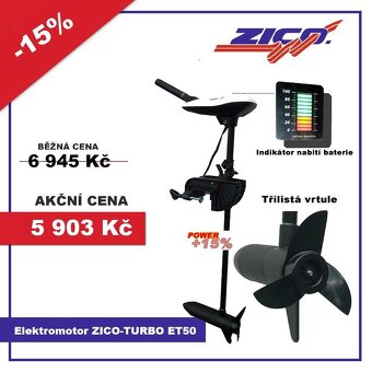 Člun Intex Mariner 3 včetně el.motoru , akumulátoru a příslu - 9