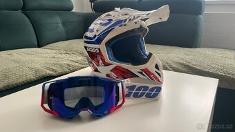 Airoh Aviator 2.3 Six Days CHILE vel. M + 100% Hiper Armega - 9