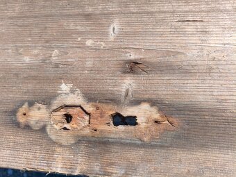 Starožitný velký  hospodský stůl se 2 šuplíky - 9