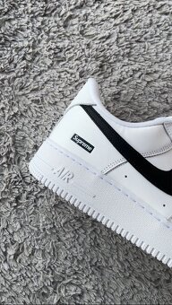 Nike Air Force 1 Low Supreme White Black - 9