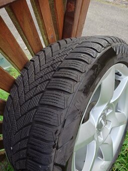 Originál AUDI ALU kola R17 + zánovní zimní pneu 245/45 - 9