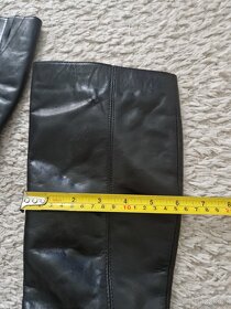 Kožené kozačky Tommy Hilfiger - 9