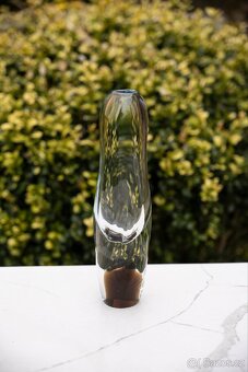 Krásná váza z hutního skla - Josef Rozínek - 9