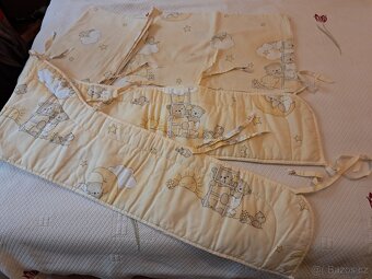 Dětská postýlka Scarlett Méďa buk, barva olše, stahovací bok - 9