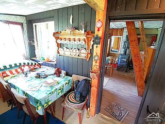 Chata Henčov řeka zahrada - 9