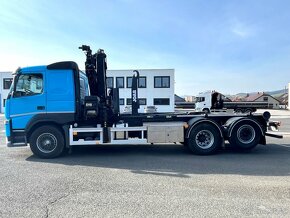 VOLVO FM 410 / 6x2/ 2016/ Hákový nosič + HIAB 166 +DO - 9