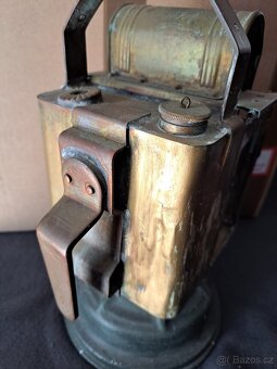 Stará karbidová lampa kolem roku 1900 - 9