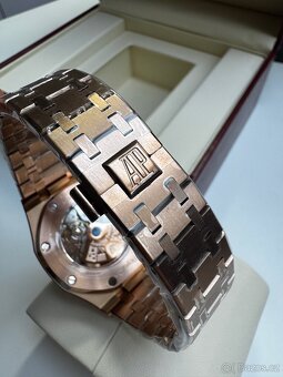 Audemars Piquet Royal Oak rose gold hodinky - 9