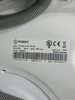 Použitá pračka Indesit MTWSA 61252 WK EE se zárukou - 9
