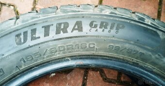 Pneu Goodyear celoroční a zimní 195/60/16C 4 a 2 ks - 9