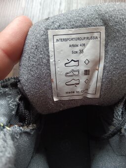 Běžky KAZAMA 140cm šupiny +hůlky +boty 35 - 9