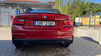 BMW M235i cabrio , Melbourne Red, TOP, Najeto:43000km - 9