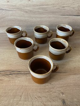 hren keramický hrnek hrneček sada hnědé hrnky - 9