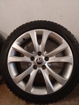 Alu kola Škoda Trifid 5x112 R17 zimní Pirelli Scotto zero 3 - 9