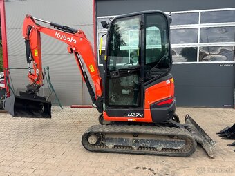 Kubota u27-4 Minibagr 2,7T + 3x lžíce - 9