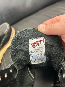 Prodám kožené boty Red Wing, černé, velikost EUR 40 (41) - 9