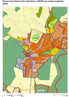 Prodej zahrady 3 135 m2 Brno - Jehnice, ev.č. 00518 - 9