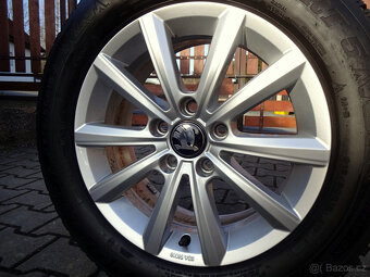 ZÁNOVNÍ ZIMNÍ ORIGINÁL VW 16" 5x112 pneu 215/60R16 - 9