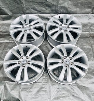 5x114,3 R18 originál alu sada Hyundai ix35 - TOP STAV - 9