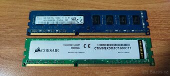 Disky SSD +klasické, 250MB - 8TB / DDR3 paměti pro stolní PC - 9