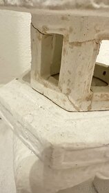 Betonový sloup sleva, japonská lampa - 9