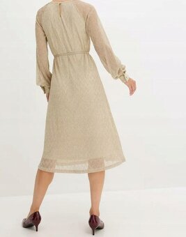 Elegantní společenské midi šaty 40/44 - 9