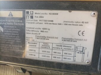 Vysokozdvižný vozík Hyster 2 .5 - 9
