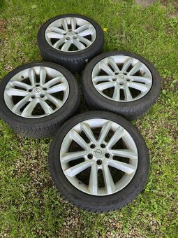 Alu kola Opel 7jx17 et41 5x110 + pneu Michelin 225/45/r17 - 9