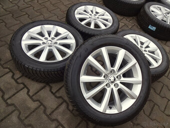 ZIMNÍ PĚKNÁ ORIGINÁL ALU 16" 5x100 pneu 205/55R16 Bridgesto - 9