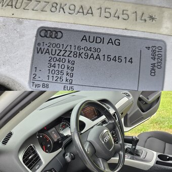AUDI A4 1,8 TSFi 2010 NAJETO 124tis.km, LED AUTOKLIMA TOP - 9