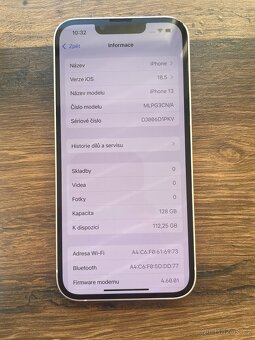 Apple iPhone 13 128GB White (bílý), nová baterie - 9