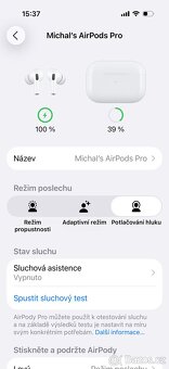 Apple AirPods Pro 2 (2023) s MagSafe (USB‑C) (MTJV3ZM/A) - 9