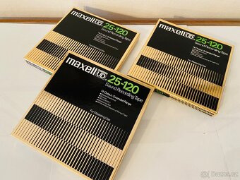 Kotoučové pásky Gold Maxell UD - 25-120, 80.léta - 9