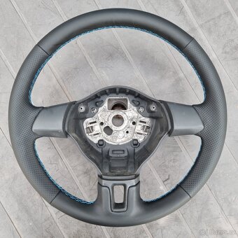 Vw Polo 6R/Caddy nový kožený volant - 9