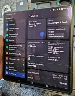 HONOR Magic V3 12GB/512GB GREEN ORIG.KRYT, FOLIE SETOS - 9