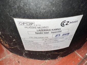 Lázeňská kamna OPOP LK 100 - 9