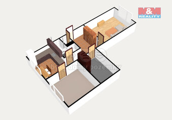 Prodej bytu 2+1, 61 m², Nejdek, ul. J. A. Gagarina - 9