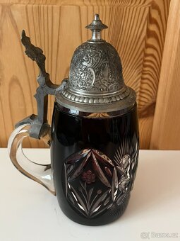 Starožitný pivní korbel - 9