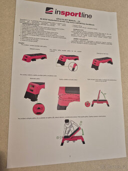 Nastavitelná aerobic step lavice inSPORTline AeroBench - 9
