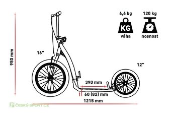 Koloběžka Kostka Rebel MAX Fold (G5) - 9