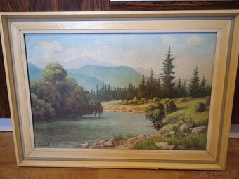 František Pospíšil ,malíř, pedagog (n.1896), Krajina Moravy - 9