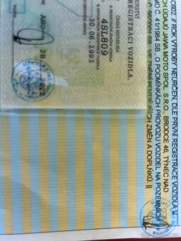 Jawa 350/640 s TP a SPZ - 9