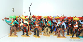 Timpo Toys figurky:kovbojové,indiáni,vojáci,mexičani 1000 ks - 9
