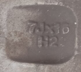 originál AL disky Ford s letními pneu 215/60/r16 - 9