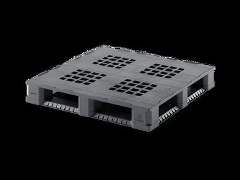 Pevnostní kontejnerové plastové palety ENDUR i7.2, 114x114 - 9