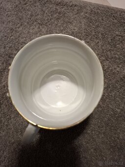Starý porcelánový secesní hrnek - 9